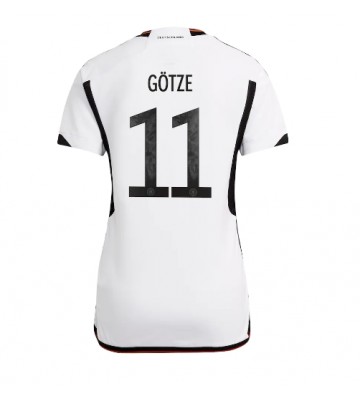 Tyskland Mario Gotze #11 Hjemmedrakt Kvinner VM 2022 Kortermet